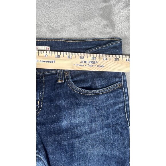 Levi’s 601 Pin Skinny Jeans - W28 L25 Unique Bird Print Pocket - Picture 8 of 16